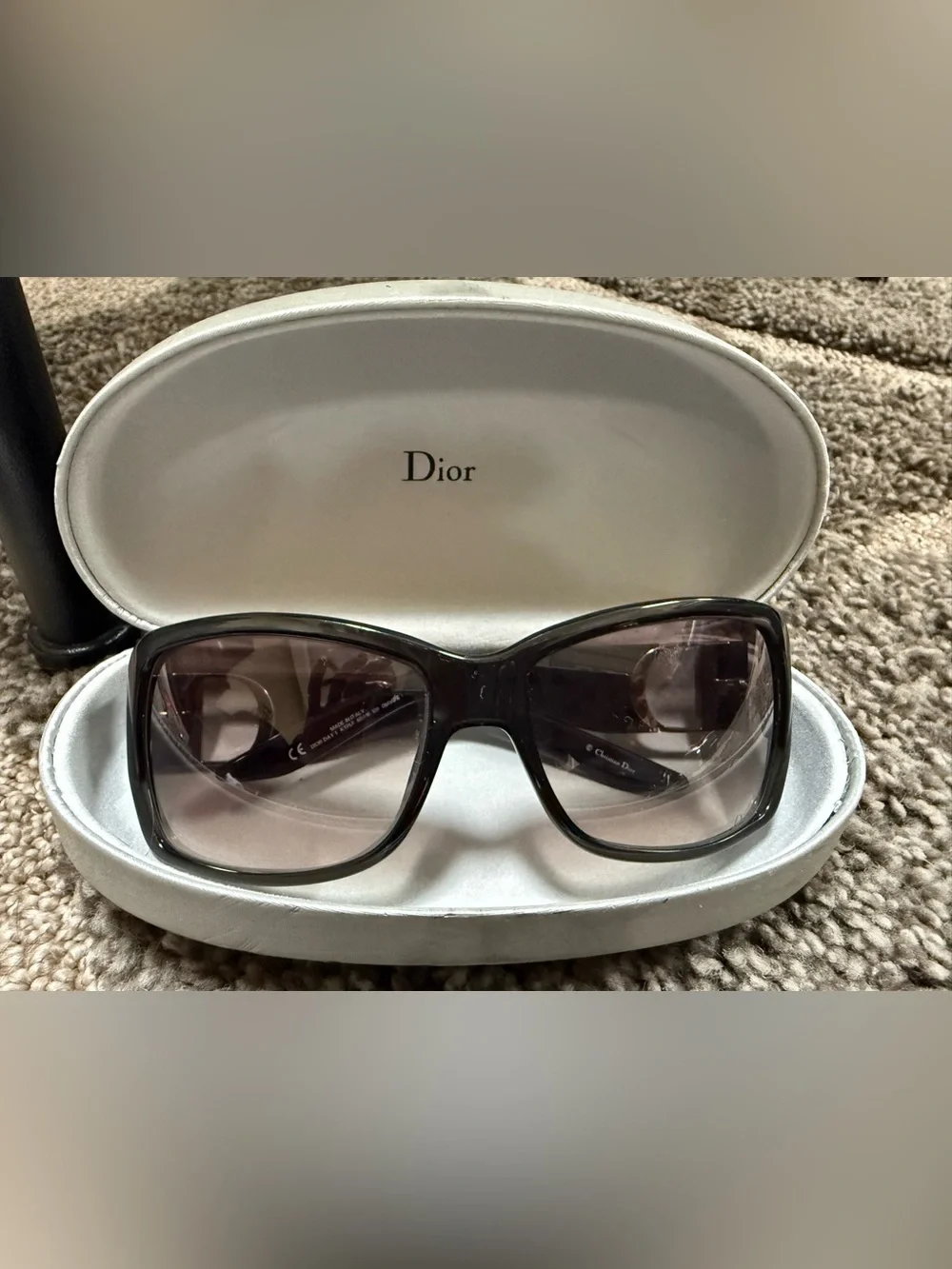 Dior Vintage Gray/Blue Sunglasses - Picture 3 of 7